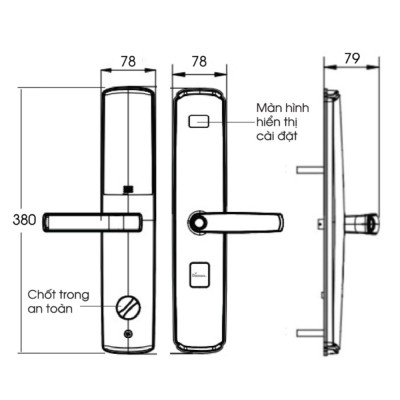 Kích thước Demax EL666 RM wifi app