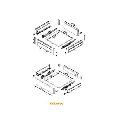 Kích thước Eurogold EKL23560