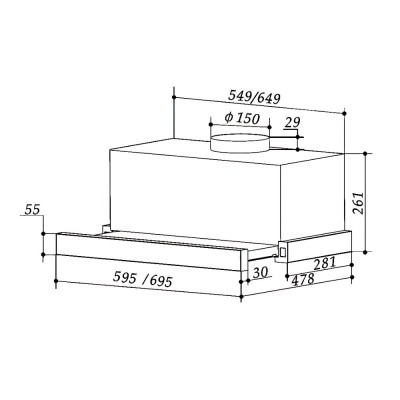 Kích thước Eurogold EUH1270DB