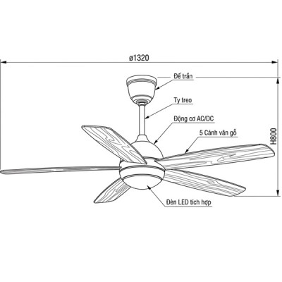 kích thước FL HD-503