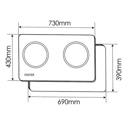 kích thước FS 258 HI