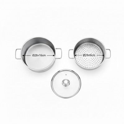 kích thước Fi Bộ nồi hấp Malloca SA182