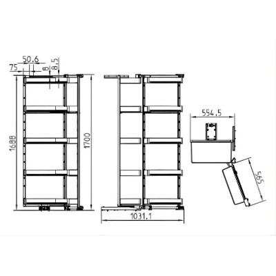 Kích thước HAFELE 504.68.385