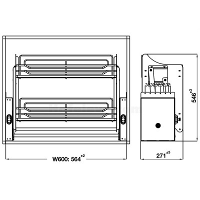 kích thước Hafele 504.76.507