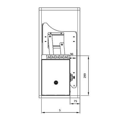 kích thước doc Hafele 504.76.508