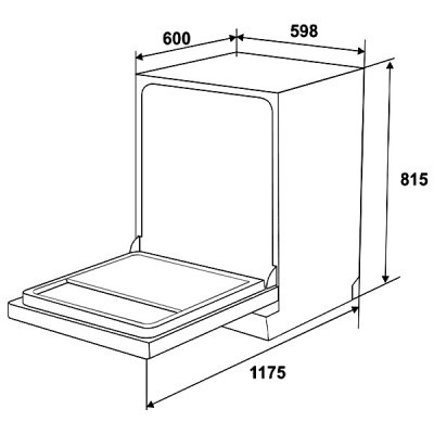 kích thước Hafele HDW-B6054B 538.21.362