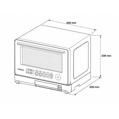 kích thước Hafele HC-MWO231FW 538.31.273