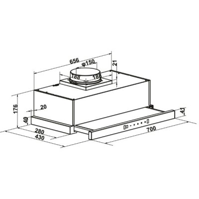 kích thước TT Hafele HC-H7032TB 538.86.098