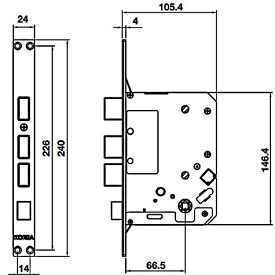 kích thước 3 TT Hafele EL7800 PLUS 912.20.569
