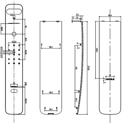 kích thước hafele PP9100 912.20.697