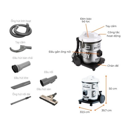 Kích thước Hitachi CV-940Y 24CV-PG