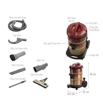 Kích thước Hitachi CV-960F WR