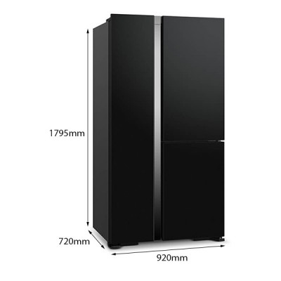 kích thước Tủ lạnh Side by Side Hitachi R-M800PGV0