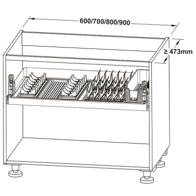 kích thước 3 Hafele 545.14.305