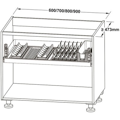 kích thước 3 Hafele 545.14.309