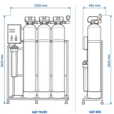 kích thước KTF-333C