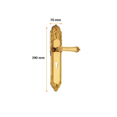 Kích thước Demax CLK308 24K BRASS