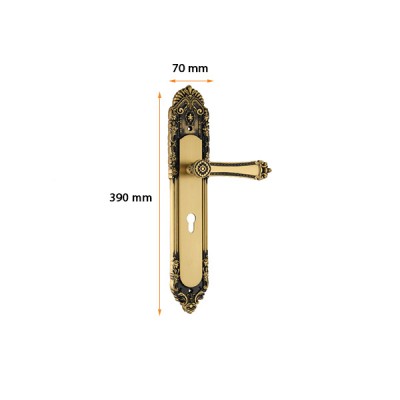 Kích thước Demax CLK308 CB BRASS
