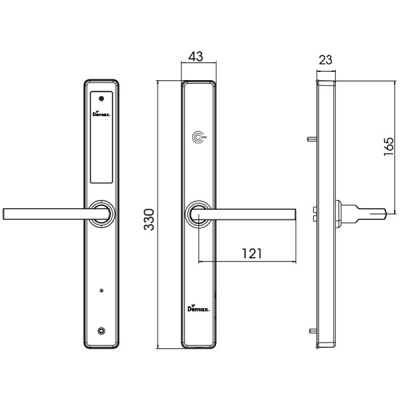 Kích thước Demax HEL330 AG
