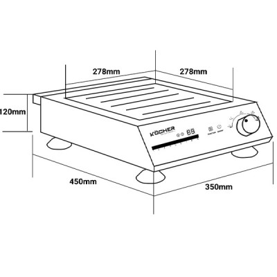 kích thước Kocher CI-3500F kích thước Kocher CI-3500F