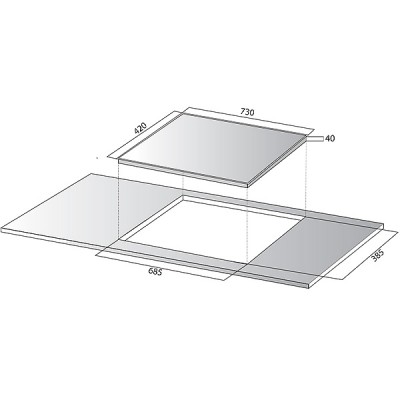 kích thước Kocher DI-801GE IPLUS kích thước Kocher DI-801GE IPLUS