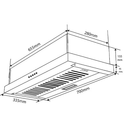 Kích thước Kocher K-6270V