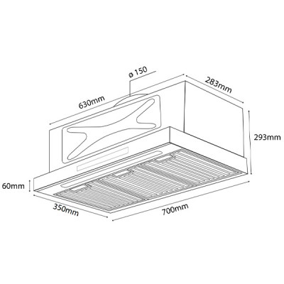 Kích thước Kocher Turbo X3D-350D-AUC Kích thước Kocher Turbo X3D-350D-AUC
