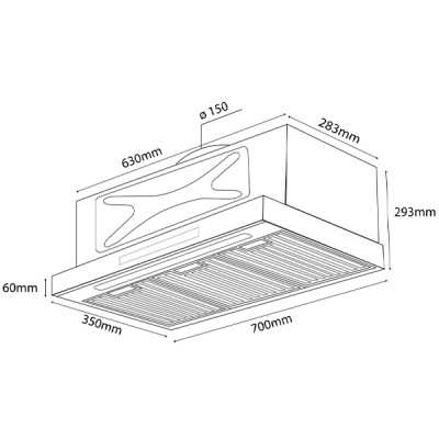 Kích thước Kocher Turbo X3D-666D-AUC Kích thước Kocher Turbo X3D-666D-AUC