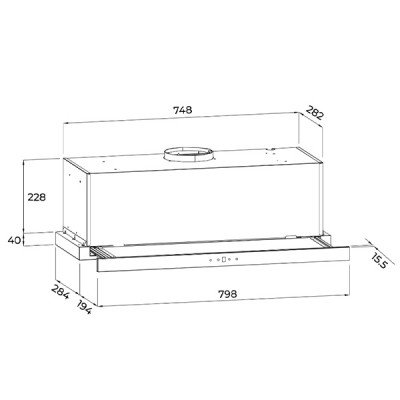 kích thước Malloca MH800TC