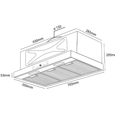 Kích thước Kocher Turbo X-350N
