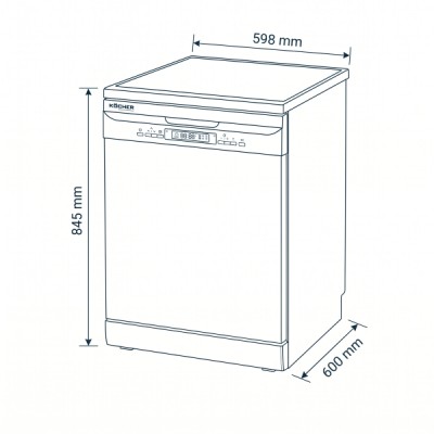 Kích thước Kocher KDEU-8835