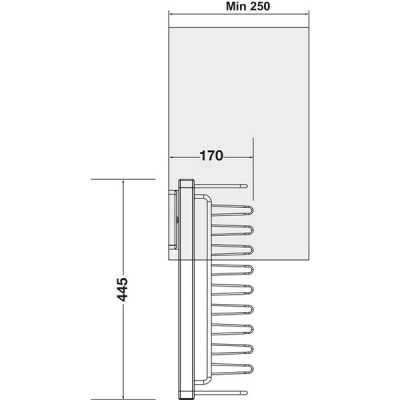 kích thước Hafele 807.96.110