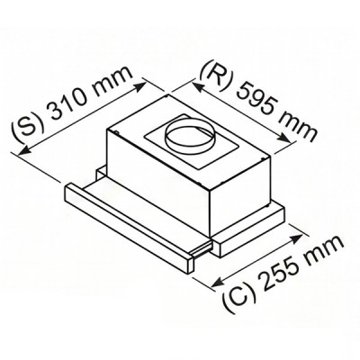 kích thước Panasonic FV-UX6AESYUE