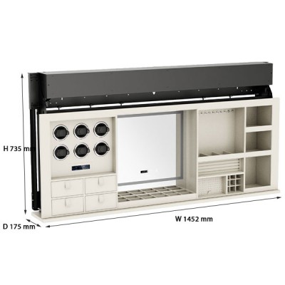 kích thước Tủ trang điểm Philips SBX321 - 5EG kích thước Tủ trang điểm Philips SBX321 - 5EG