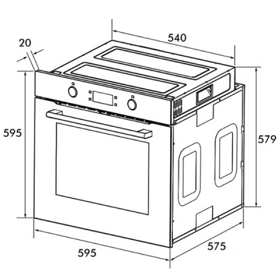 kích thước máy Kocher KOEU-71S13F