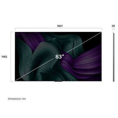 Kích thước TV LG OLED83M5PSA
