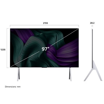 Kích thước TV LG OLED97M5PSA