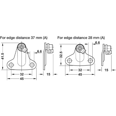 Kích thước Hafele 373.66.612