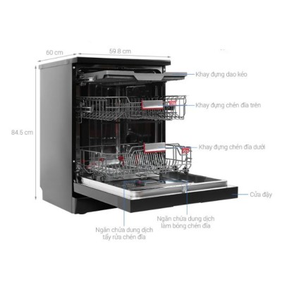 Kích thuớc Toshiba DW-15F9(B)-VN