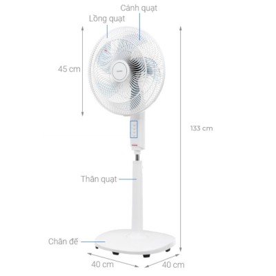 Kích thước Toshiba F-ASB50VN(W)