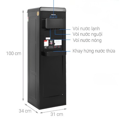 Kích thước Toshiba RWF-W1664TV(K1)