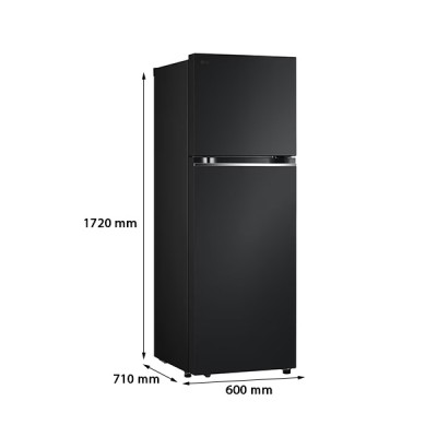 Kích thước Tủ lạnh ngăn đá trên LG LTB33BLMA