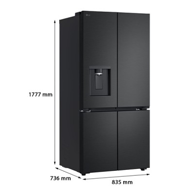 Kích thước tủ lạnh LG LFD58BLMA