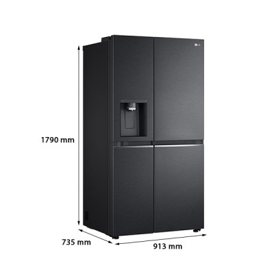 kích thước LG GR-D257MC