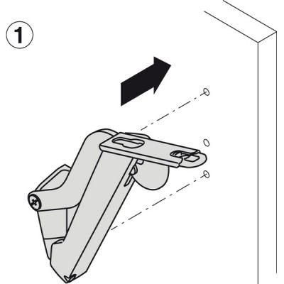 Lắp đặt 1 Hafele 493.05.922