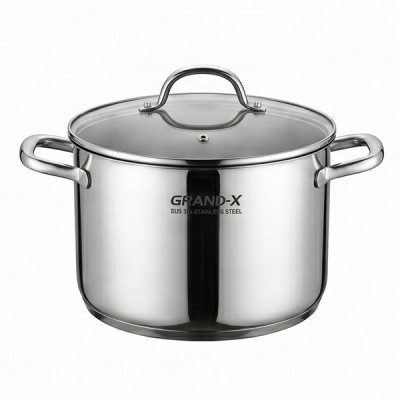 Nồi lớn Bộ nồi inox Grandx GX802 Elano