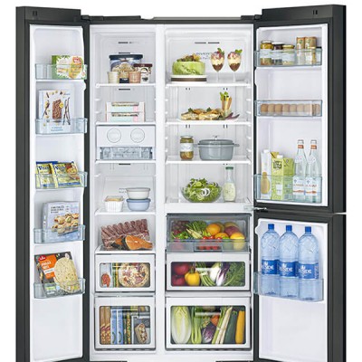 nội thất Tủ lạnh Side by Side Hitachi R-M800PGV0