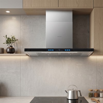Phối cảnh Hút mùi áp tường Grandx GX H90T78SB