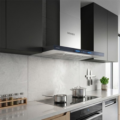 Phối canhe Hút mùi áp tường Grandx GX H90T78SG