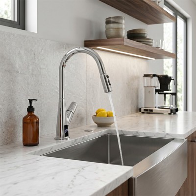 Phối cảnh Vòi rửa chén GrandX GXF18